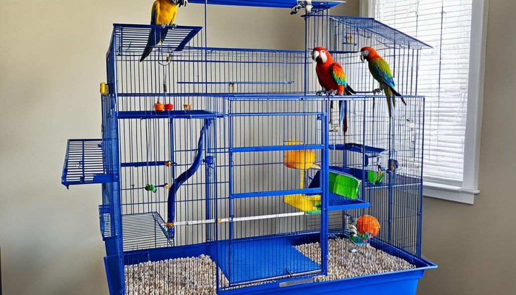 cages pour perroquets