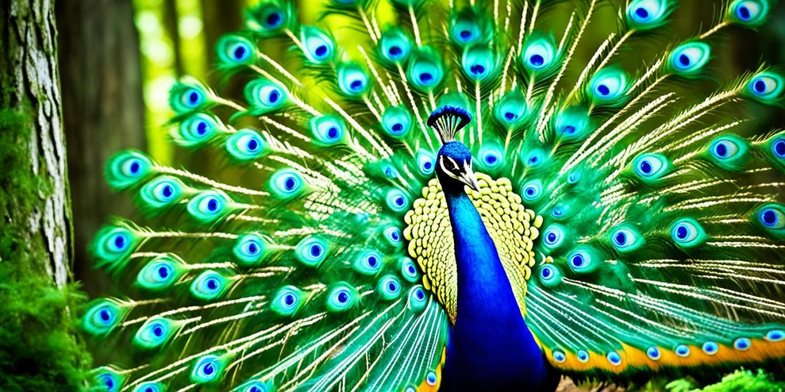 paon bleu