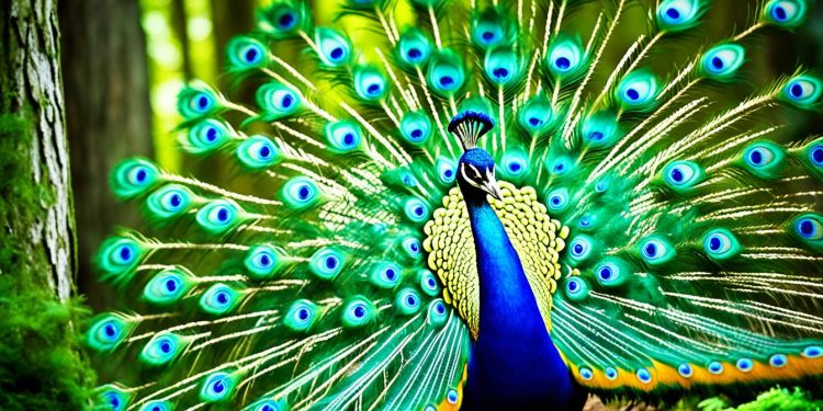 paon bleu