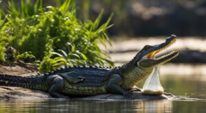 oiseau nettoie les dents du crocodile